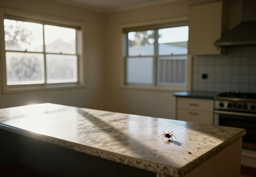 Termite damage in a Cambridge Park home before treatment
